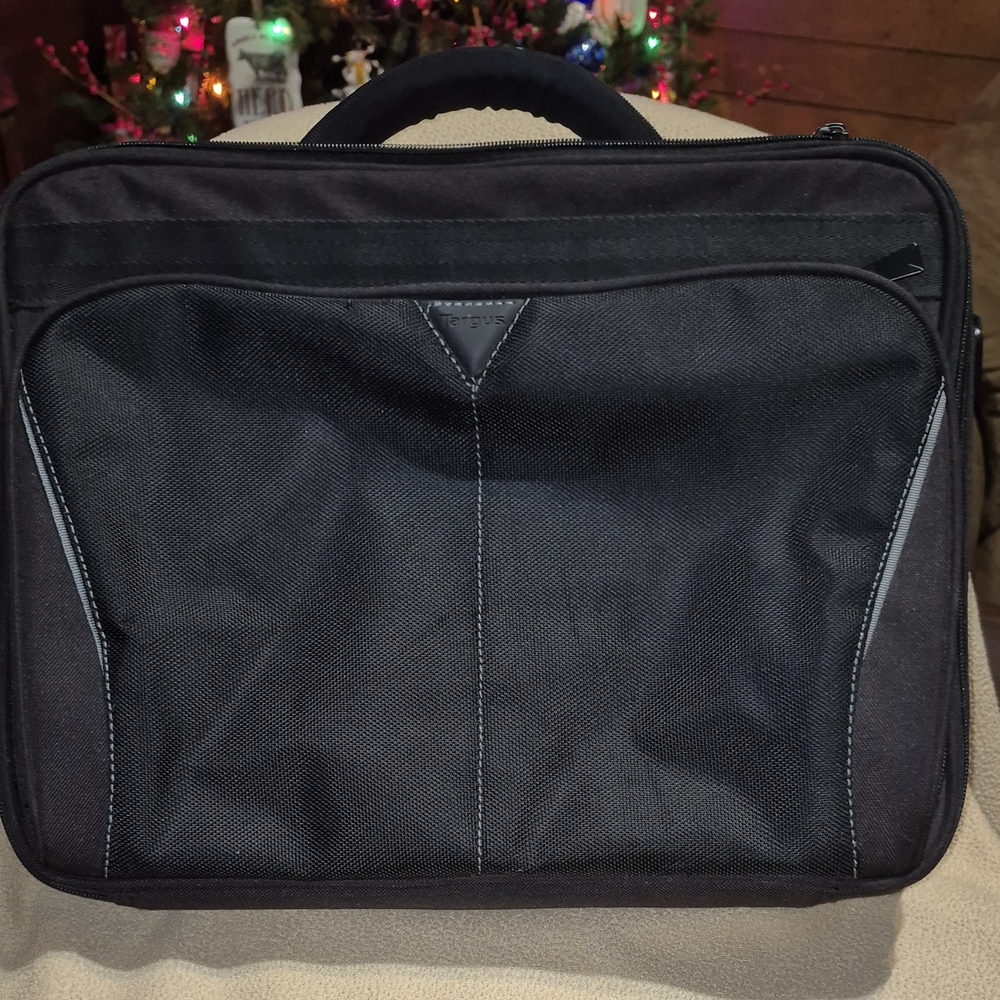 Sleek Black Laptop Bag for Men